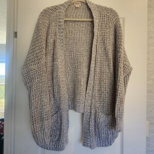 Mossimo Supply Co. Heathered Gray Cardigan Size XL Euc